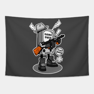 GAME OVER CARTOON Tapestry