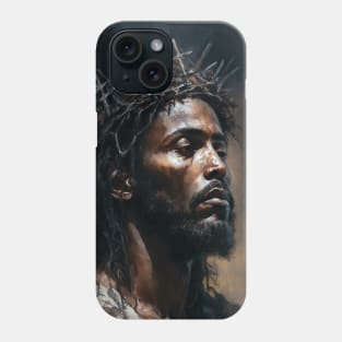 Black Christ African American Jesus Art Phone Case