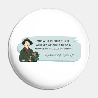 History Quote: Suffragette and Women's Rights Activist - Mabel Ping-Hua Lee Pin