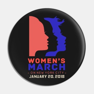 women's march new york city Pin