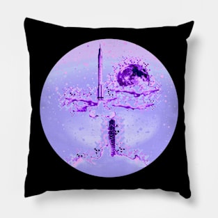 Rocketship of Dreams Pillow