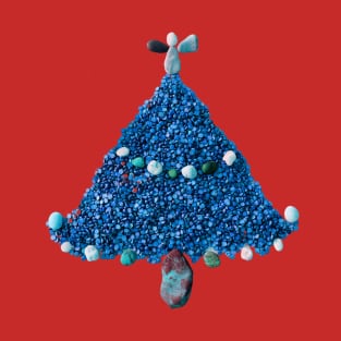 Christmas Tree delight blue T-Shirt