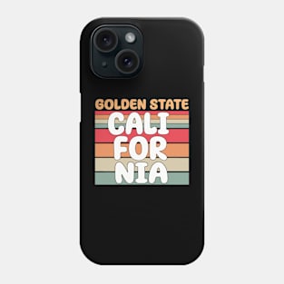 Golden State California Retro Phone Case