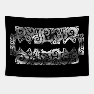 Swirly Razor Blade Tapestry