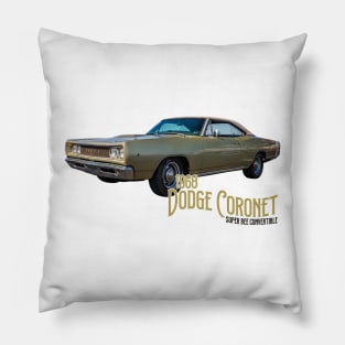 1968 Dodge Coronet Super Bee Convertible Pillow