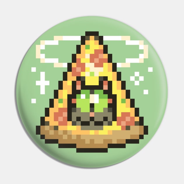 Illuminati Pizza Cat Pin by Hankonen