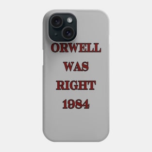 1984 Orwell Phone Case