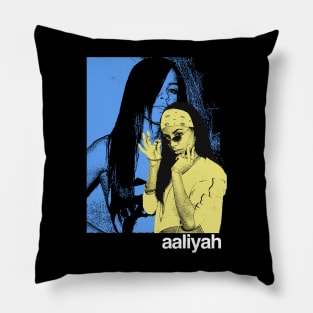 Aaliyah hip hop Pillow