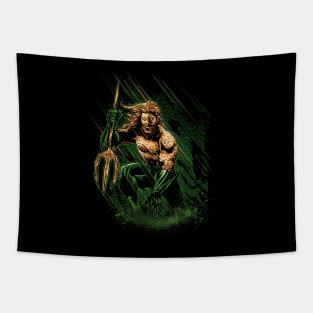 Poseidon God of Water Tapestry