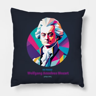 Mozart in wpap Pillow