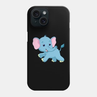 Elephant Blue Phone Case