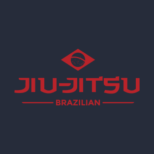 Brazilian Jiu-Jitsu with Flag T-Shirt