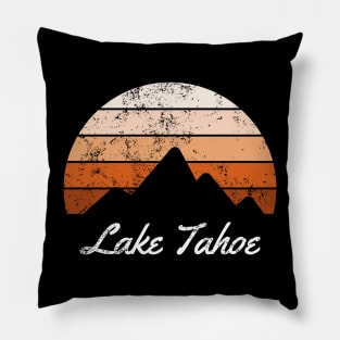 Lake Tahoe Vintage Pillow