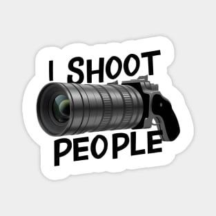 I Shoot People Photography Magnet