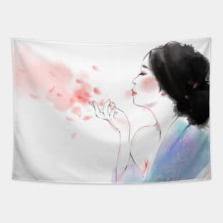 Cherry Blossom Tapestry