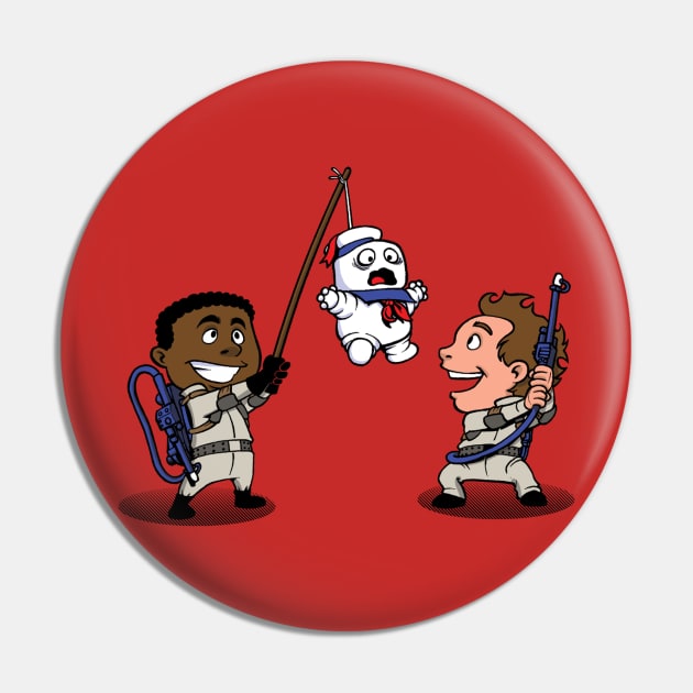 Puft Piñata Pin by mannypdesign