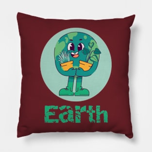 April 22 Earth Day,Be the change,Preserving our planet. Pillow