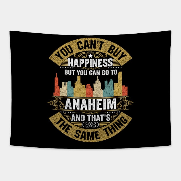 USA City Anaheim City T-Shirt I Love Anaheim Flag California State Home City Anaheim Map Native American USA Flag Tapestry by BestSellerDesign