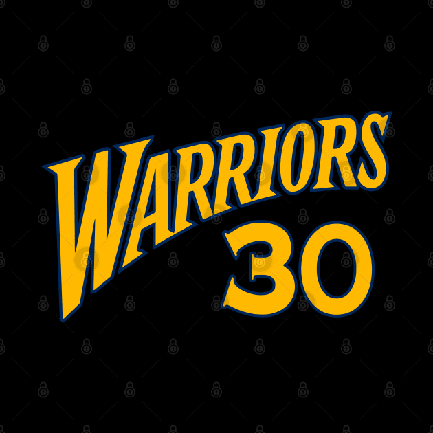 Warriors 30 Logo by Vcormier