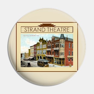 Strand Postcard Pin