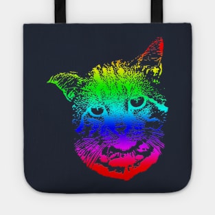 Rainbow Cat Design Tote