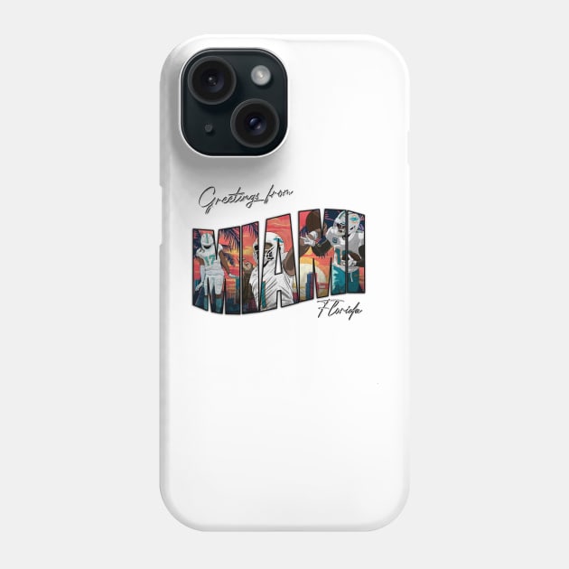 Greetings from Miami Phone Case by Shirtsbyvaeda247