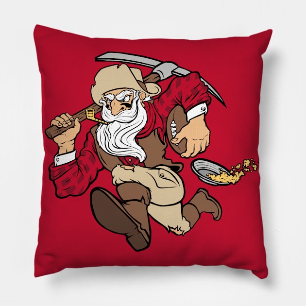 San Francisco 49ers Gold Rush Miners Pillow by stayfrostybro