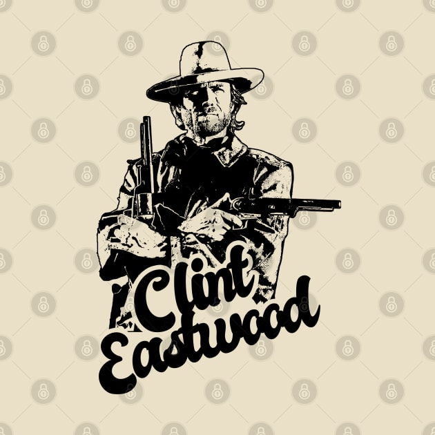Clint Eastwood 80s Style Classic by Hand And Finger