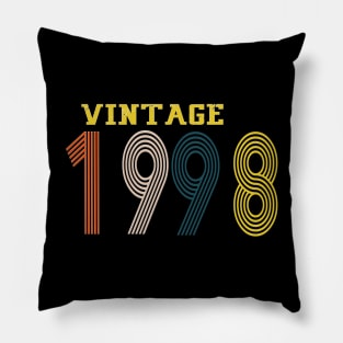 1998 vintage retro year Pillow