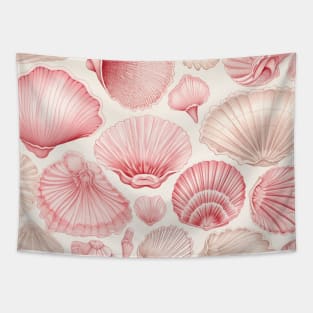 Rose seashells Tapestry