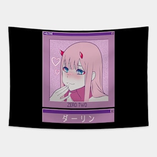 Zero Two Y2K Tapestry