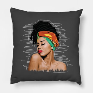 African Woman2 Pillow