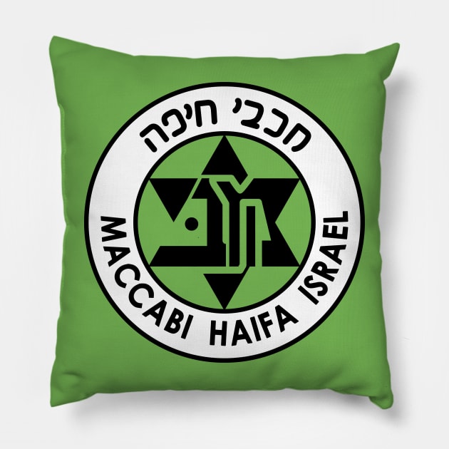 Maccabi Haifa FC Pillow by Dump.C