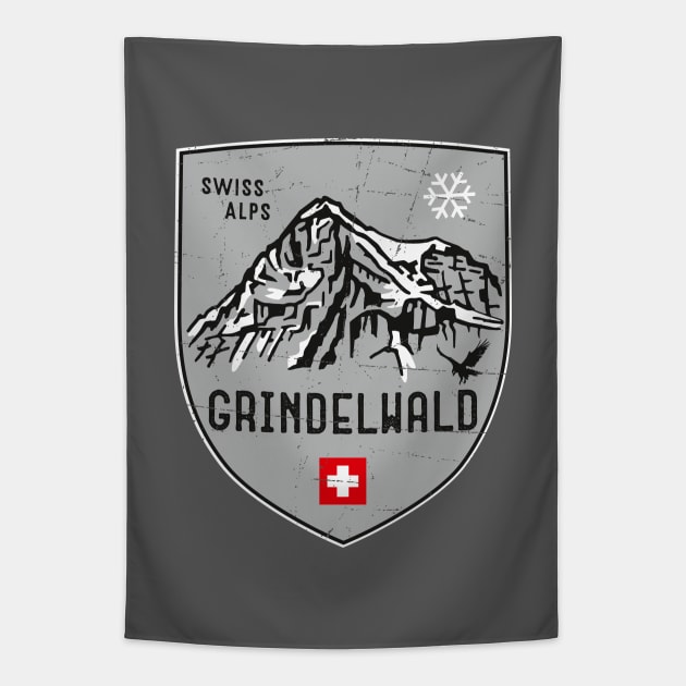 Emblem Grindelwald Tapestry by posay