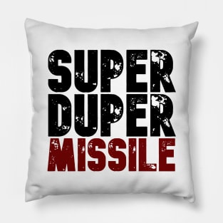 Super Duper Missile Wtih USA Flag Color Pillow