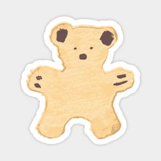 cute teddy bear biscuit - Biscorso Magnet