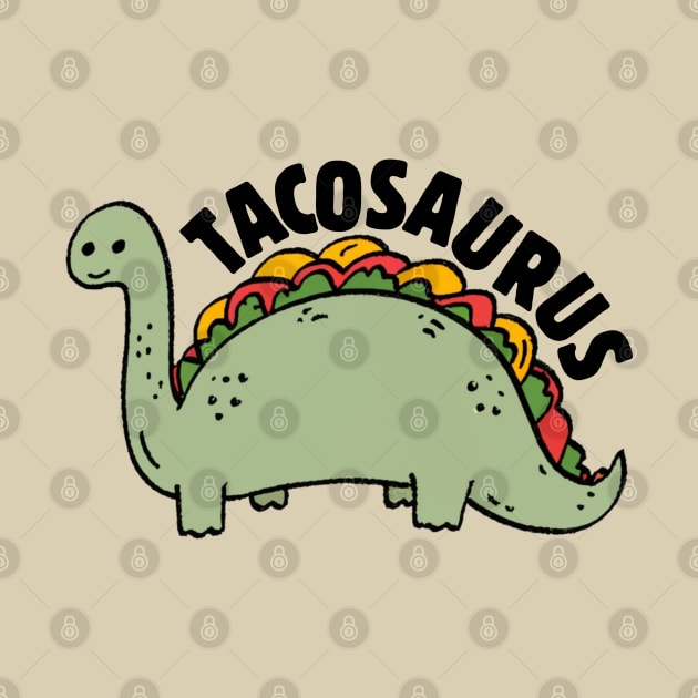 Tacosaurus Funny Taco Dinosaur t rex Kids by Illustradise