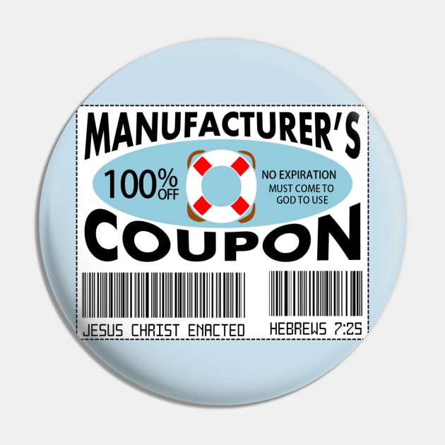 Manufacturer's Coupon Christian Shirts Pin by TGprophetdesigns