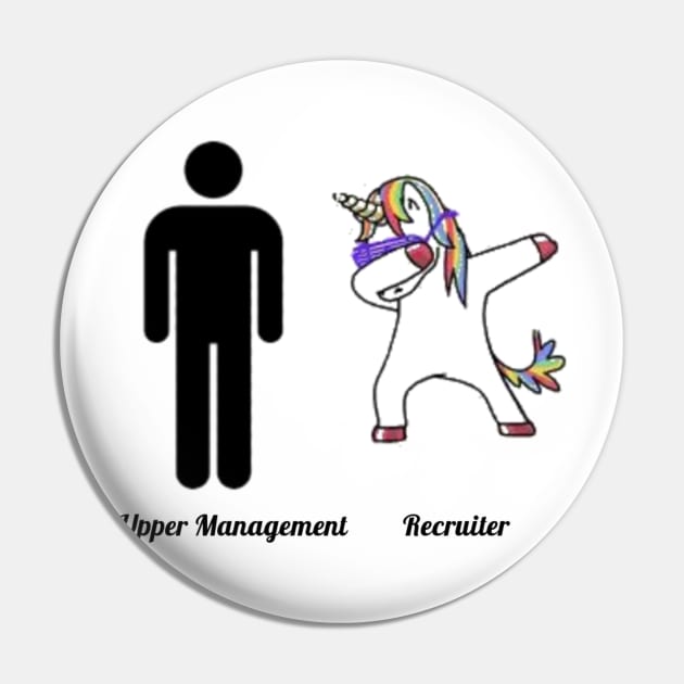 Upper Management/Unicorn Pin by xoxoheart