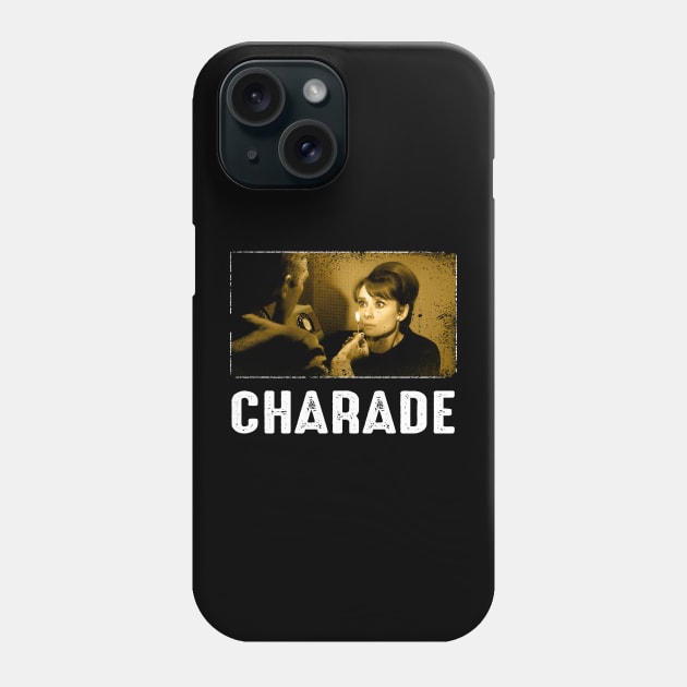 Regina Lampert's Intrigue Charades Movie-Inspired Couture Graphic T-Shirt Phone Case by Tosik Art1