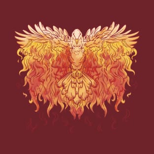 Fire dove t-shirt design T-Shirt