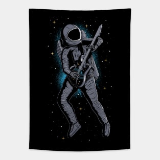 Guitar Solo - Astronaut Musician Tapestry