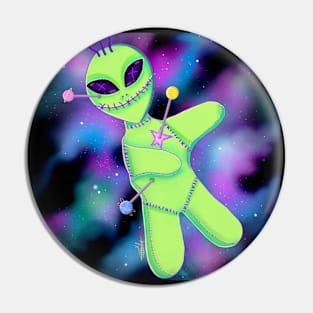 Alien Voodoo doll Pin