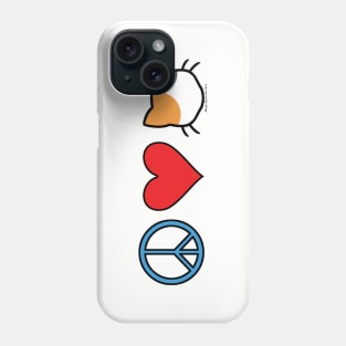 Peace Love Cats - Calico Phone Case