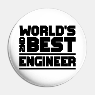 2nd best engineer Pin