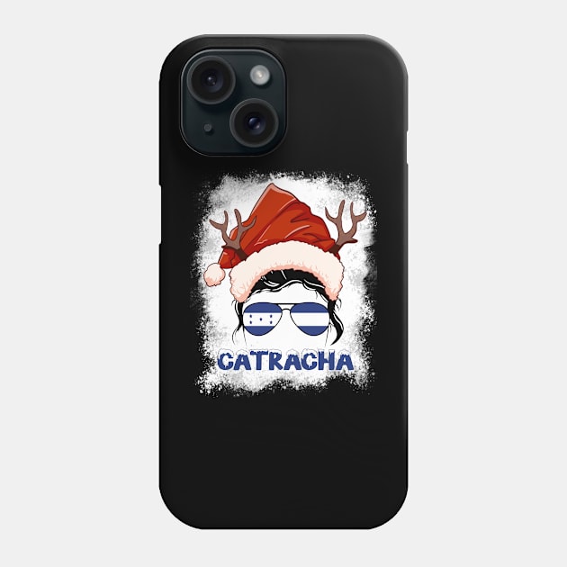 Honduras girl, Catracha Christmas gift , Regalo Navidad Honduras Phone Case by JayD World