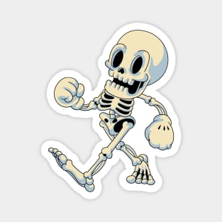 Funny Skeleton Halloween Magnet