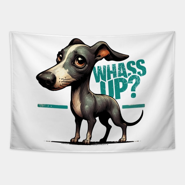 Whassapp Galgo Tapestry by aswIDN