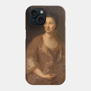 Portrait Of A Woman by Jean-Francois de Troy Phone Case