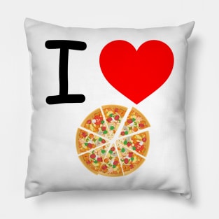 I Heart Pizza Pillow